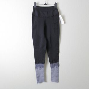 Spiritual Gangster Black Leggings with Tie Dye Detail Size M/L